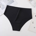 Women Seamless Panties Briefs Thin Ice Silky Underwear Female High Waist Underpants Summer Soft Panties Sexy Lingerie