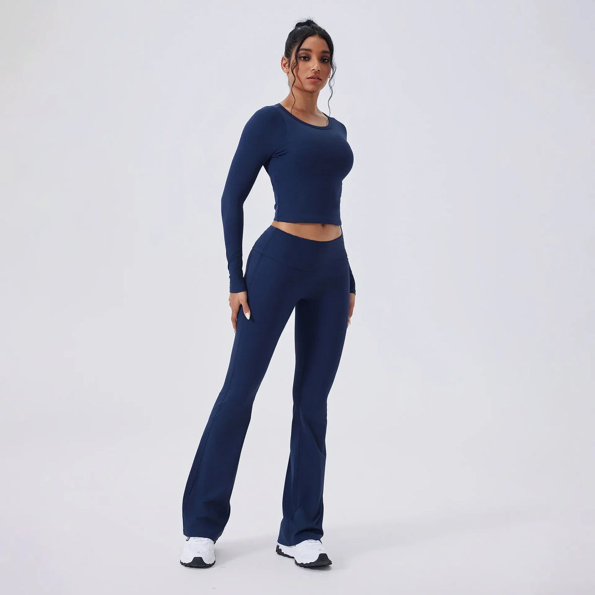 Women's Versatile Yoga Suit Set Tight Fitting and Beautiful Back High-end Sports Suit Outdoor Running and Leisure Fitness Suit