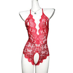 For Women 18 Hot Erotic Underwear Open Crotch Transparent Sexy Costume Lace Open Crotch Lingerie Set Crotchless Bodysuit