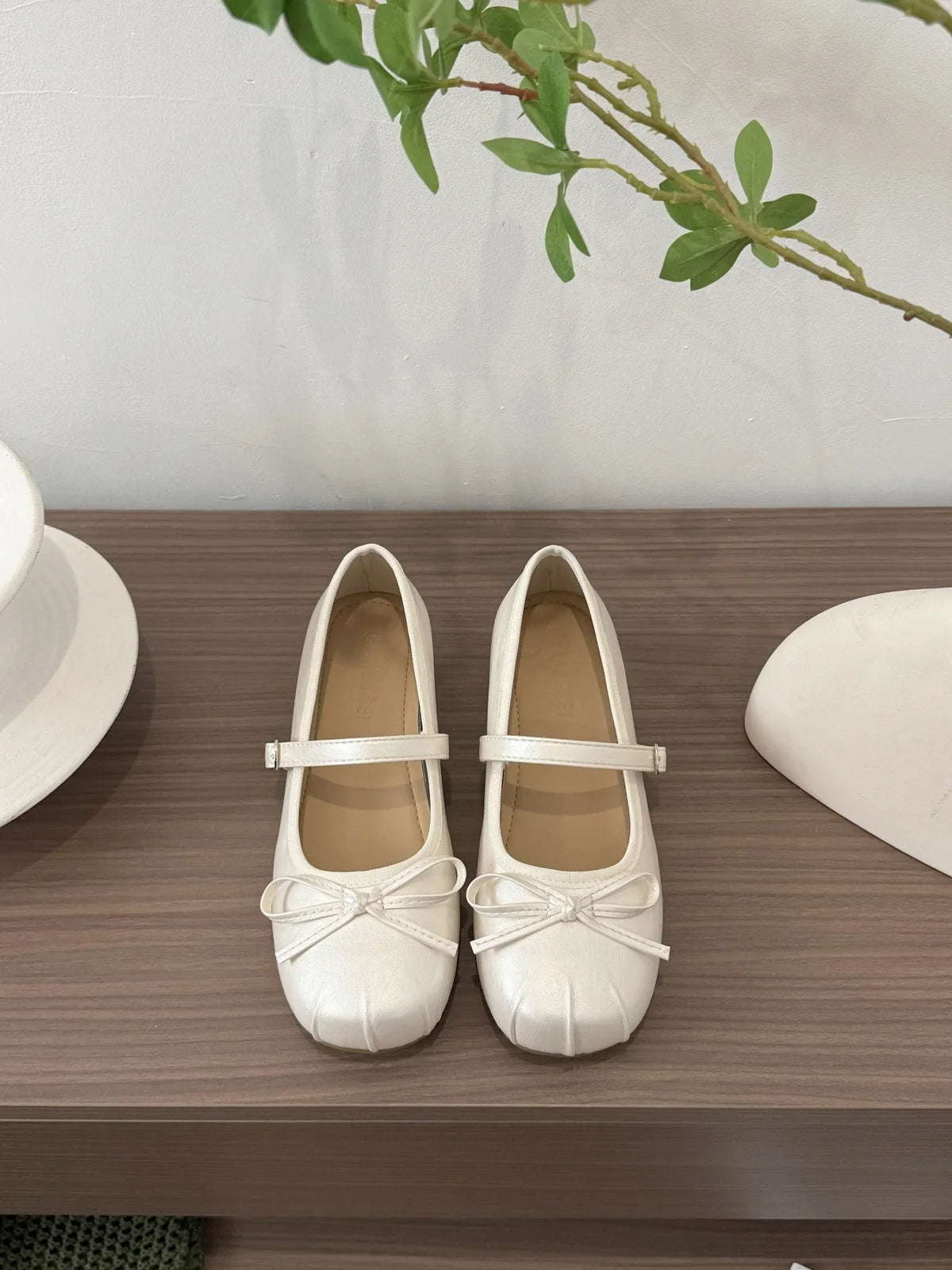 Butterfly-knot Women Ballet Mary Jane Shoes Fashion Mix Colors Internal Elevation Shoes Ladies Spring Autumn Concise Footwear