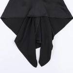 Women's Casual Asymmetric Silk Satin Textured Lingerie-Style Top Backless Deep V Suspenders Sleeveless Vest For Woman Charm 7P3O
