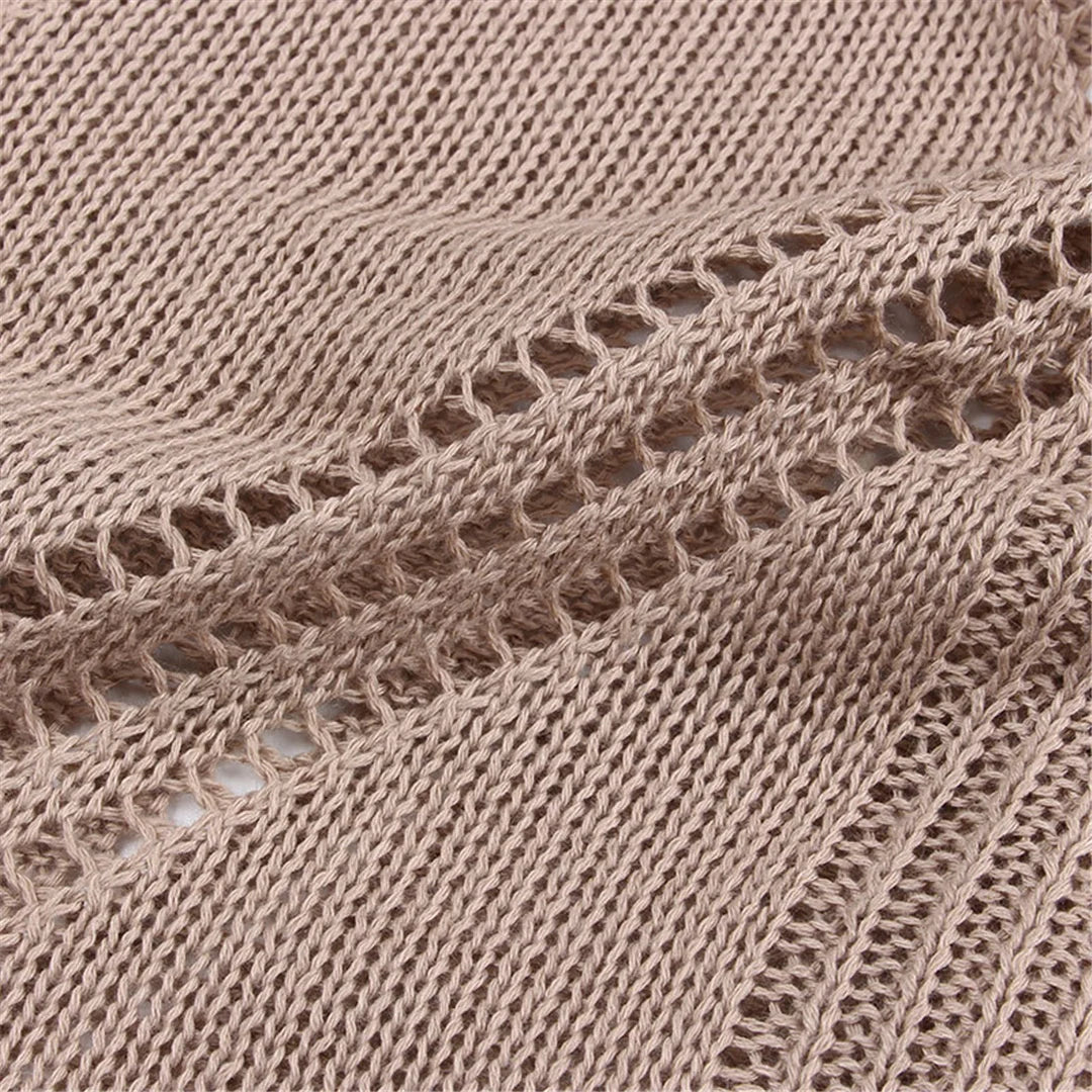 Sexy Hollow Out Crochet Knitted Tunic Beach Cover Up Cover-ups Beach Dress Beach Wear Beachwear Female Women Long Dress V4531