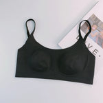 Trim T-Shirt Bra Women's Ultra Thin Wirefree Low Cut Support Seamless Invisible Cover Autumn Slimming Large Chest Comfort S-2XL