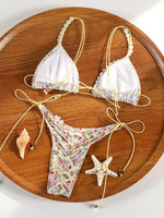 Miyouj Triangle Bikini New Two Piece Suit Solid Color Beachwear 2026 Bikini Women's Swimsuits Sexy Bathsuit Micro Thong Swimwear