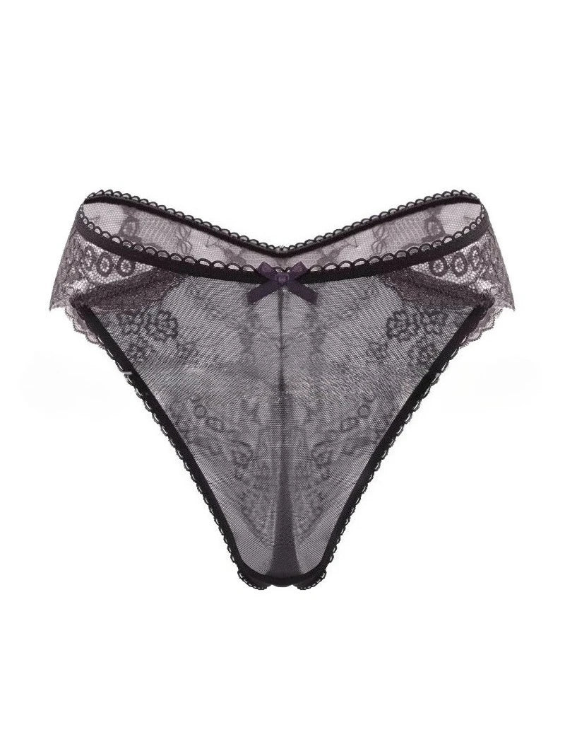1PCS Sexy Lace Bow Lady Briefs Floral Patchwork Panties Breathable Female Underpants Elegant Lingerie Women Panties Underwear