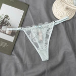 2026New Women's Sexy Lace Panties Smooth Low-Waisted Sexy Women Thong, Fashion, Breathable, With Rhinestones Panties Underwear