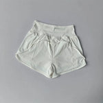 Women's High-Waisted Slimming Yoga Sports Shorts Summer Anti-Glare Three-Part Set with Two Pieces for Fitness And Exercise