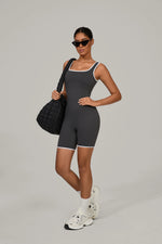 Women's Sports Jumpsuit Yoga Fitness Combination Lift Buttocks Bare Back High Elasticity Gym Sexy Sports Jumpsuit Gym Romper