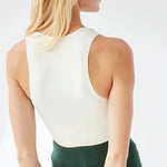 Deep V-Neck Crop Top 18 Colors Slim Fit Tank Stretchy Sleeveless Crop Vest Casual Ribbed Knit Top Low Cut Summer Camisole M-XL