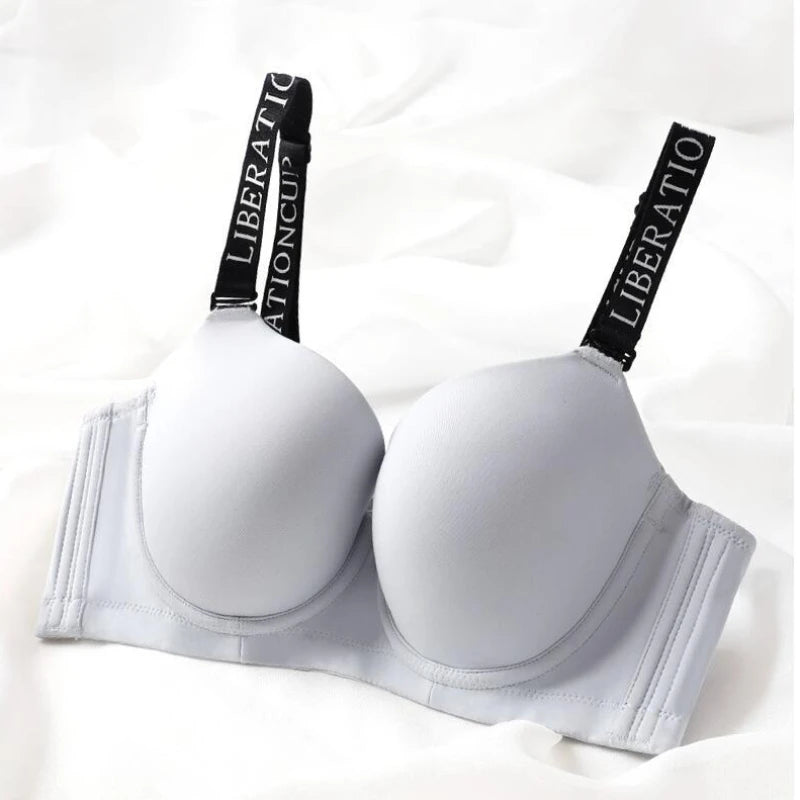 Comfortable Seamless Bra Anti Sagging Plus Size Bra Full Cup for Women Seamless Gathering Minimizer Sport Everyday Bra