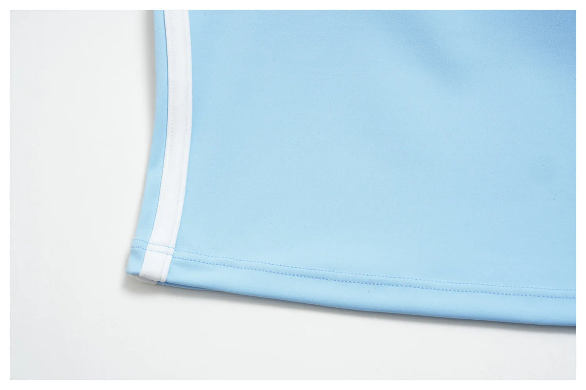 Naked Color Contrast Yoga Sets Women Hanging Neck Sports Vest Gym Clothes Breathable High Waist Shorts Fitness Suits Tracksuit