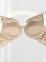 women's sexy lace push up bra underwire thick cup brassiere plain edgy super gather for small breasts