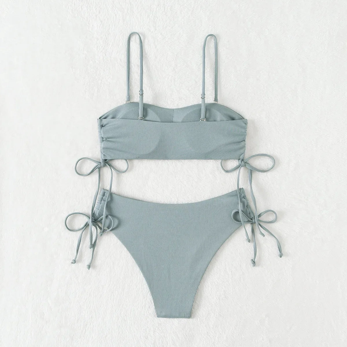 Sexy Bandeau Bikinis 2025 Women Brazilian Swimwear Female Swimsuit Two Pieces Bikini Set Bather Bathing Suits Girls Beach Wear