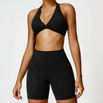 Women Seamless Yoga Set 2PCS Gym Workout Clothes for Female Push Up Bra High Waist Leggings Sexy Fitness Sportswear Sports Suits