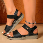 Women's Summer Wedge Sandals 2026 New Fashion Comfortable Beach Ladies Light Casual Thick Soled Sandals for Women
