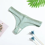 Sexy Lace Thong Cotton women Sexy Underwear comfortable breathable Suitable Suitable for daily wear Low waisted hip lifting W136