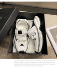 Spring New Round Head Small White Shoes Female Hundred Casual Womens Board Shoes Thick Bottom Women Sneakers