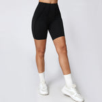 Yoga Shorts Women Fitness Shorts V-shaped Waist Running Cycling Shorts Breathable Sports Leggings Workout Gym Shorts