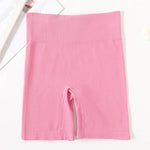 Seamless Shorts For Women Sports Safety Short Pants High Waist Panties Shorts Ribbed Hips Lift Underwear Female Underpants