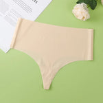 3Pcs/Set G-string Women Thongs High Waist Panties Female Underpants Soft Panty Sexy Lingerie Comfy Seamless Underwear