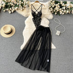 Women's Sexy Bow Lace-Up Sensual Dress Set Fashion Uniform - Trendy Comfortable Dress Ensemble for Adults New