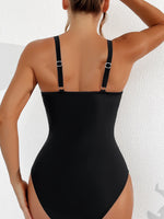 Sexy Black One Piece Swimsuit 2026 Women Mesh Patchwork Transparent Tummy Control Swimwear Bathing Suit See Through Monokini