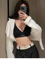 MOYISU Japanese Milk-Skin Bralette - Wireless Summer Bras for Small Chest Traceless Lift Soft Jelly Support Back Tuck Technology