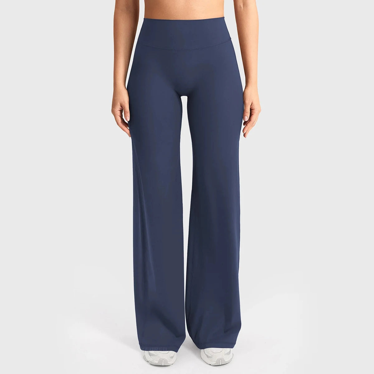 High Waist Pocket Yoga Pants for Women - Stretch Breathable Gym Workout Leisure Tummy Control Tights with Pockets
