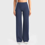 High Waist Pocket Yoga Pants for Women - Stretch Breathable Gym Workout Leisure Tummy Control Tights with Pockets