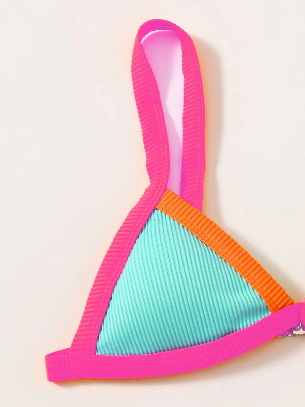 ZTVitality Contrast Binding Triangle Women's Swimsuit High Cut Sexy Bikini 2022 New Arrival Biquini Padded Bra Push Up Swimwear