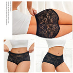 2Pcs/Set Women Sexy Panties Hollow Out Lace Floral Ladies Briefs Low Waist Solid Comfortable Hot Sale Female Underpants S-XXL