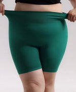 STOUREG Women's Plus Size Seamless Yoga Shorts High Support Quick Dry Fitness Running Gym Shorts