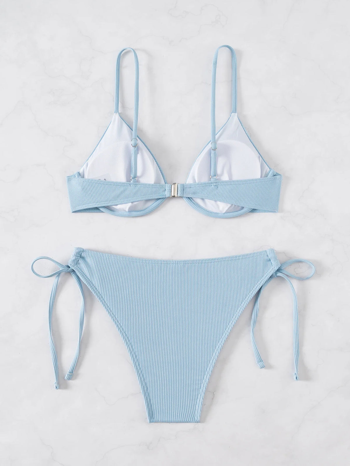 ZTVitality Solid Underwire Sexy Bikini 2025 New Arrival Biquini Padded Push Up Bandage Swimsuit Women Swimwear Summer Beachwear