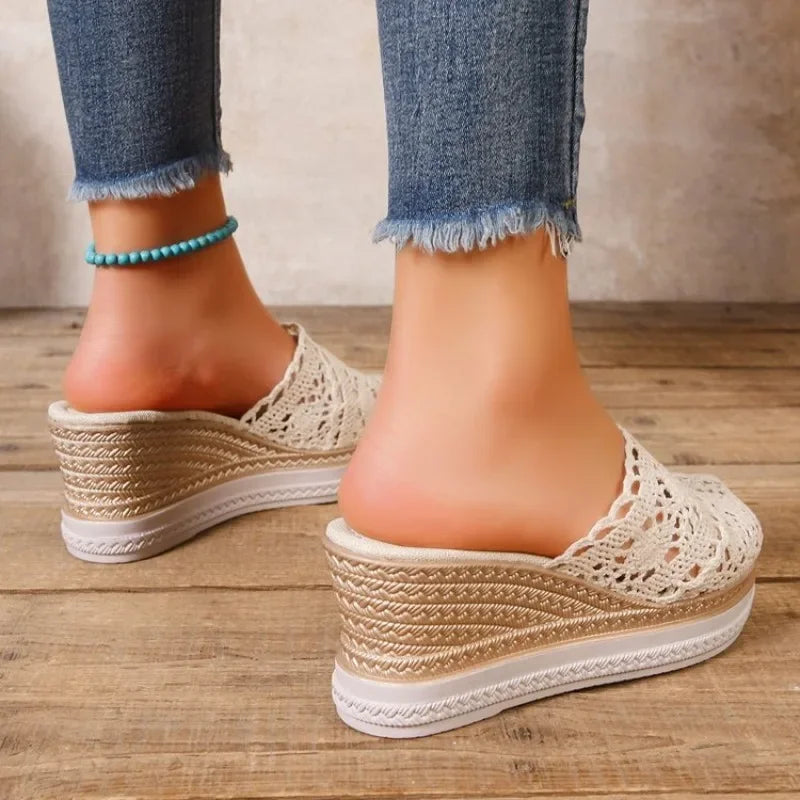 WomanSummer Fashion Wedge Female Large SizeNew Comfortable Sandals for Women