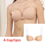 Nipple Cover Invisible Bra Lingerie Women Push Up Silicone Wedding Sticky Reusable Transparent Straps Backless Bikini