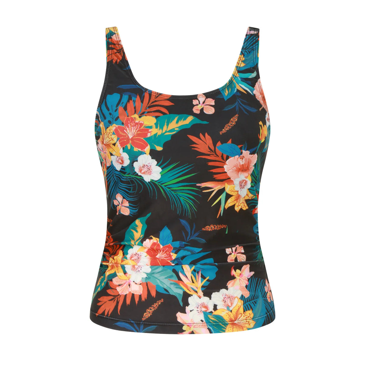 Women Tankini Swimwear Tops Full Coverage Swimsuit Floral Leopard Print Swim Vest Bathing Suit Swimming Suit Summer Beach Wear