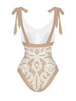2026 String One Piece Swimsuit & Vent Skirt Padded Sexy Swimwear Women Bathing Suit Female Swimming Summer Beachwear Bodysuit