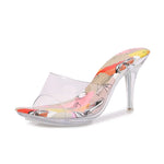 Women Heels Graffiti Colorful Bridal Shoes Women Pumps Sexy High Heels Pointed Toe Party Wedding Shoes Stiletto Plus Size 35-46