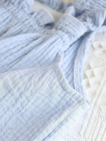 Women’s Cotton Gauze Ruffle Nightgown, Sleeveless Frill Strap Home Sleepwear, Soft Breathable Casual Night Dress for Summer