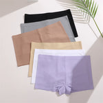 Women's Seamless Panties Sports Boxers Underwear Female Solid Color Comfortable Briefs Cozy Lingerie Intimate Underpants S-XL