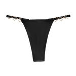 1pcs Women Sexy Thongs Low Rise Lady G-string Heart Decoration Erotic Intimate Lingerie T-Back New Fashion Cotton Crotch Panties