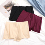 3PCS Women'sCotton Seamless Panties Sports Boxers Underwear Female Solid Color Briefs Cozy Lingerie Intimate Underpants XS-XL