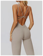 Women Yoga one-piece Jumpsuit Fitness Sports Overalls Gym Clothin Pilates Workout Clothes Outfit push-up Activewear Sportswear