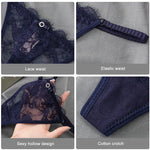 New Women's Sexy Lace Panties Adjustable Girls G-Strings .Fashionable Breathable Low WaistBriefs Shorts.with Rhinestones Thong