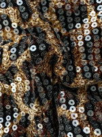 Sexy Brown Leopard Sequin Swimwear Halter String Triangle Bikini Femmes Women 2026 Micro Thong Swimsuit Bikinis Sets De Mujer