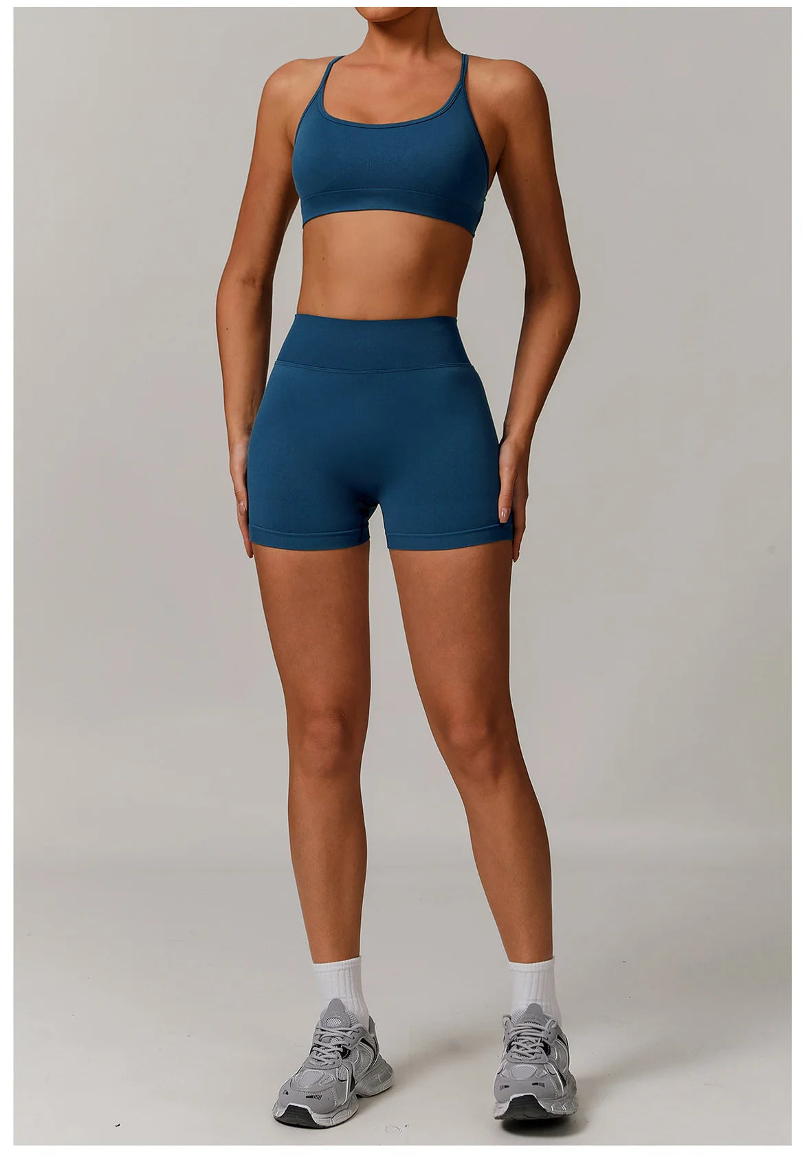 2/3PCS Yoga Set Women Workout Set Seamless Sportswear Gym Clothing Fitness Long Sleeve Crop Top High Waist Leggings Sports Suits