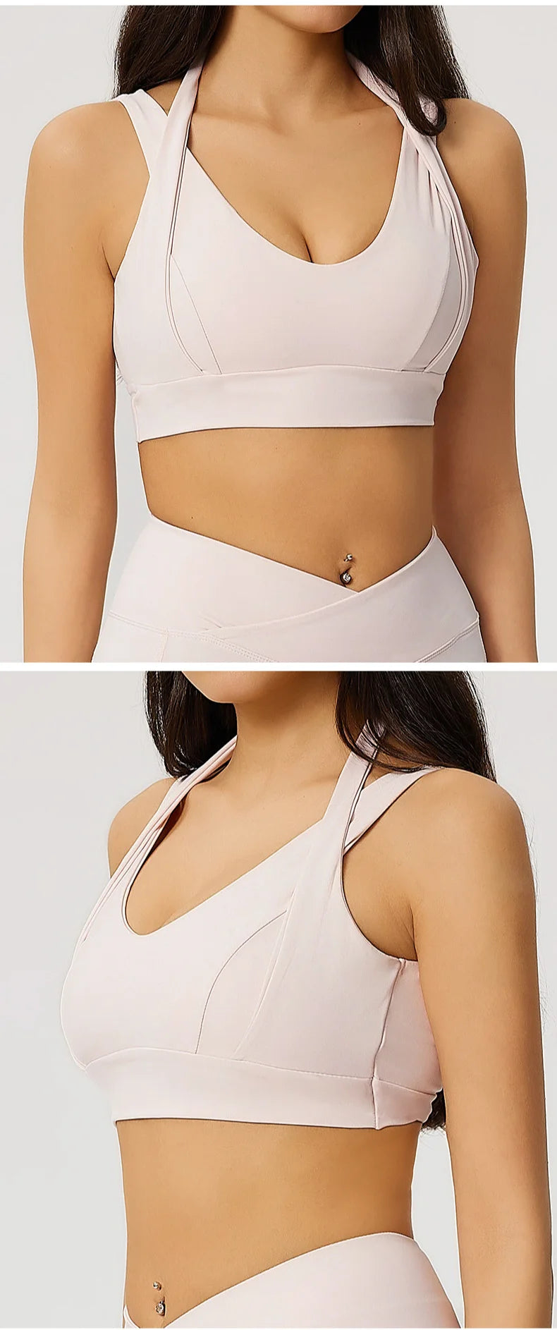 High Strength Gym Top Women Sports Bra Running Back Cross Yoga Bra Breathable Sports Underwear Women Fitness Workout Top Women