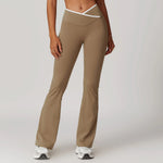 Bell-bottoms Tights Yoga Leggings Women Fitness Leggings Running Cycling Pants Sports Leggings High Waist Workout Gym Clothing