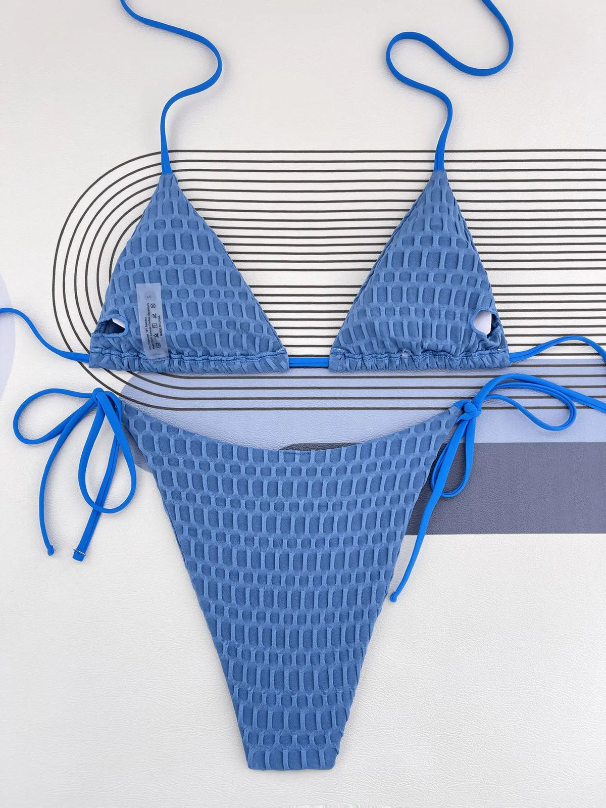Sexy Extrem Bikini 2026 Women Hot Pink Cut Out Ribbed Push Up Thong Swimsuit Brazilian Bathing Suit Tie Side G String Swimwear