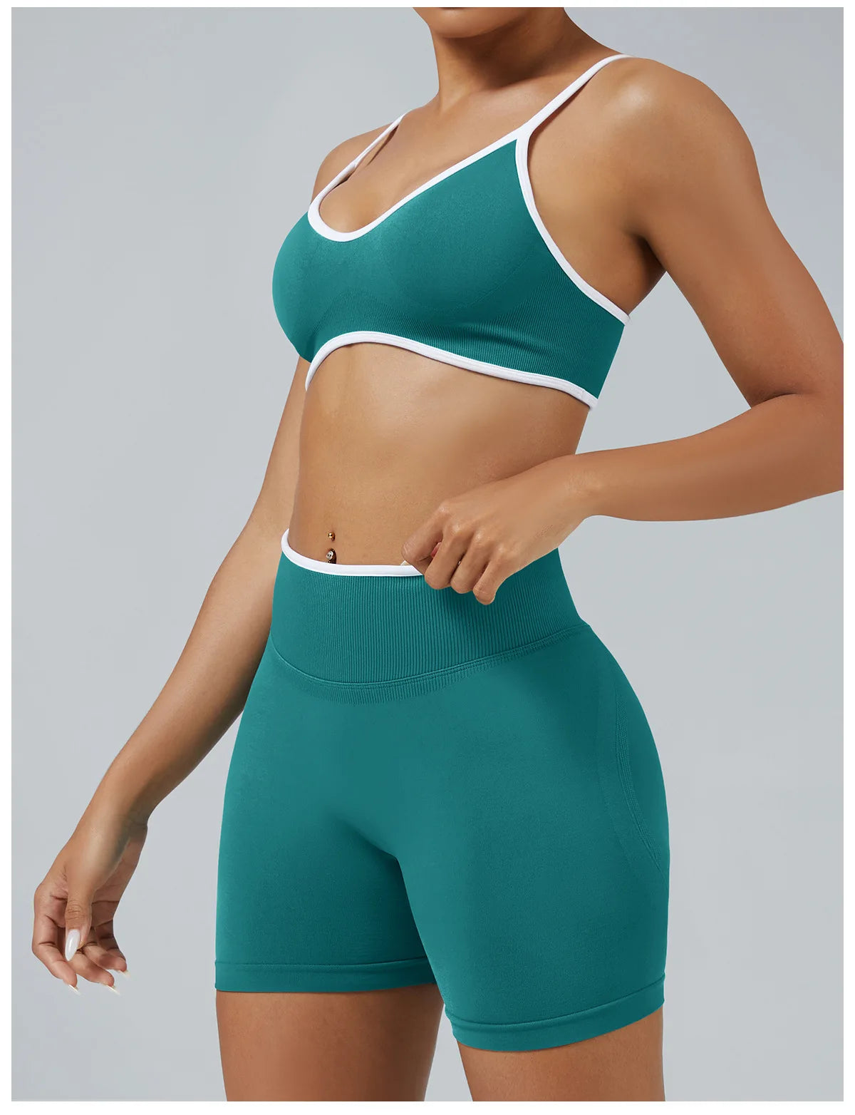 2PCS Yoga Suit Seamless Sports Set Gym Outfits Women Tracksuit Running Workout Clothes Sports Bra Athletic Wear Yoga Clothing